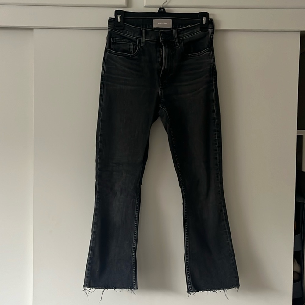 Everlane high rise kick crop